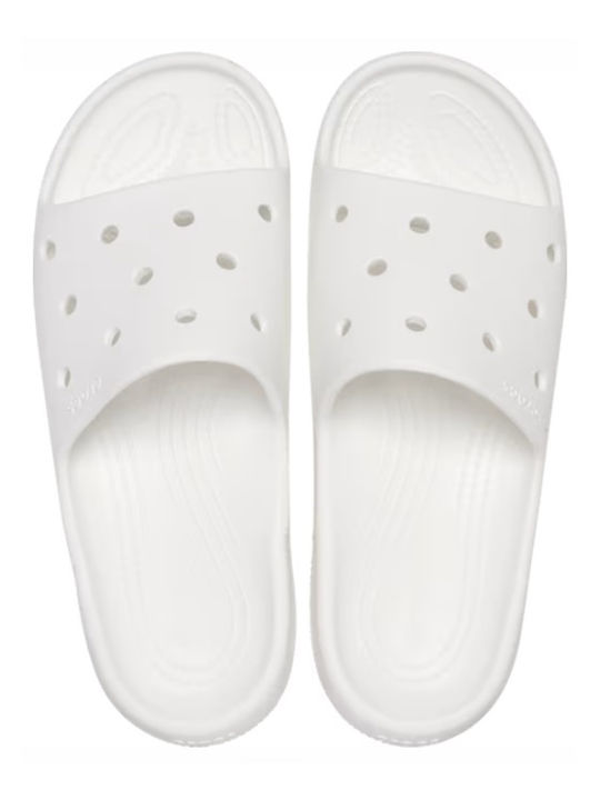 Crocs Ανδρικά Slides Λευκά