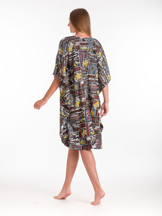 Rima Beachwear Feminin Caftan de Plajă Grey