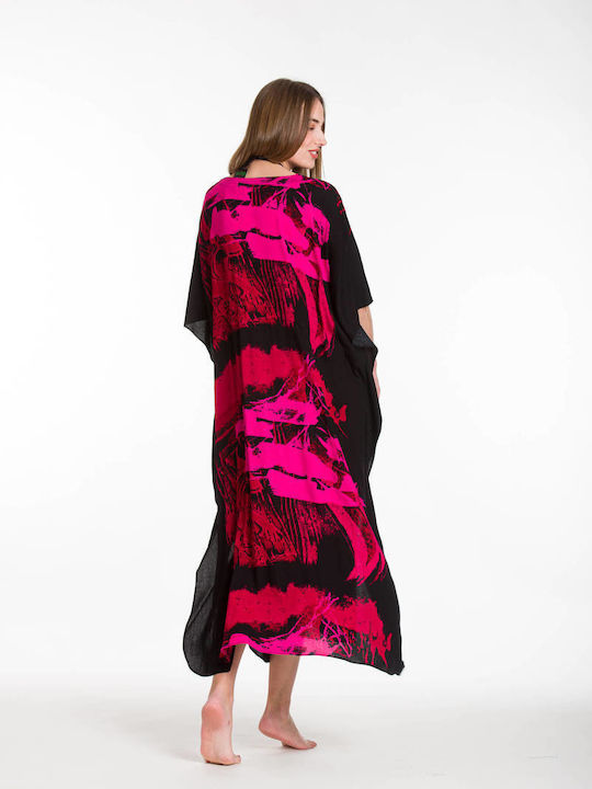 Rima Beachwear Women's Caftan Beachwear Fuchsia