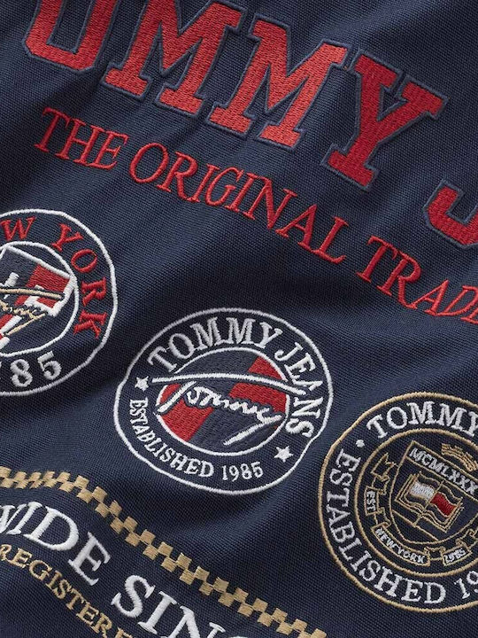 Дълъг ръкав Памучен Риза Тъмносиня