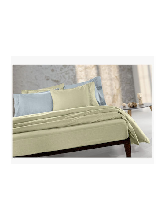 Guy Laroche Sheet Super-Double 240x270cm. Color Plus Olive