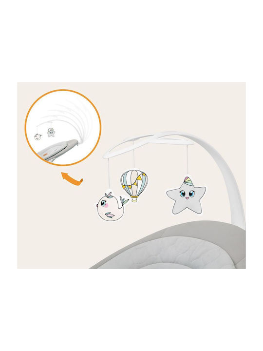 Lionelo Electric Baby Relax Mell with Music Beige Sand for Child up to 9kg