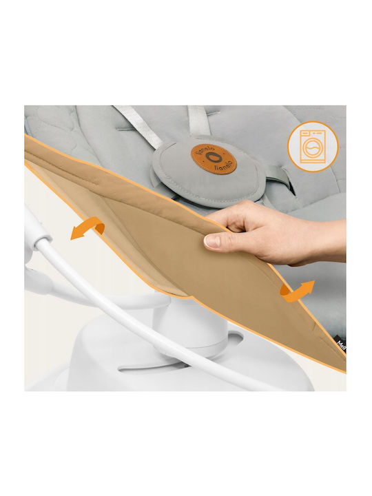 Lionelo Electric Baby Relax Mell with Music Beige Sand for Child up to 9kg