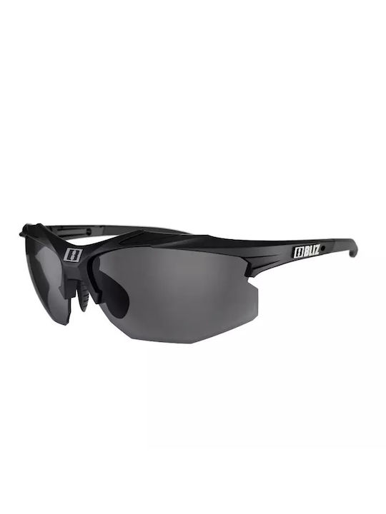 Bliz Hybrid Sunglasses with Black Plastic Frame and Black Lens