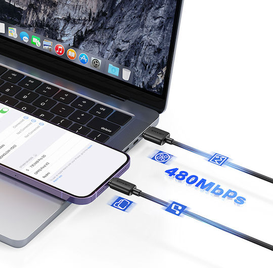 Usams Us-sj692 USB-C to Lightning Cable 30W Λευκό 1m (SJ692USB02)