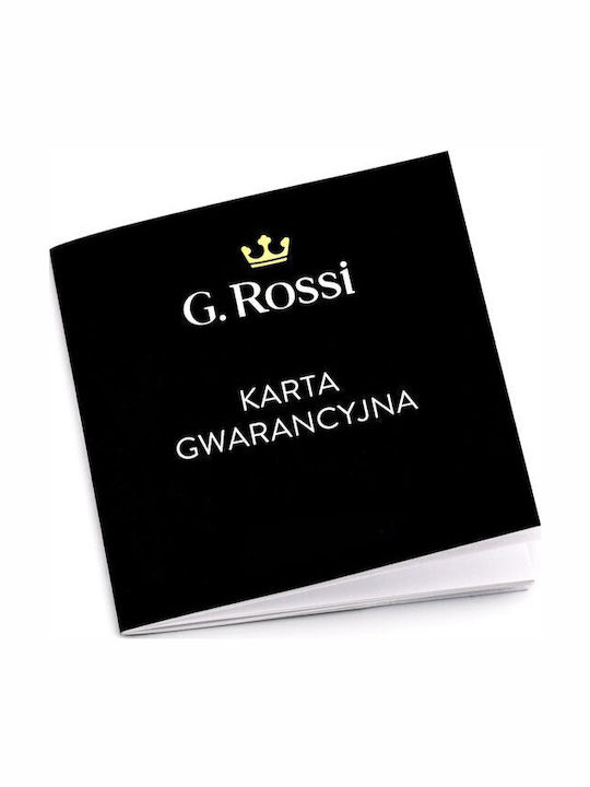 G.Rossi Ceas de Damă cu Alb Curea din Piele