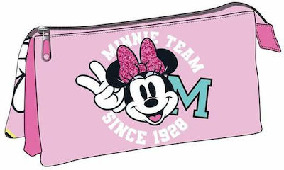 Minnie Mouse Pencil Case with 1 Compartment Fuchsia