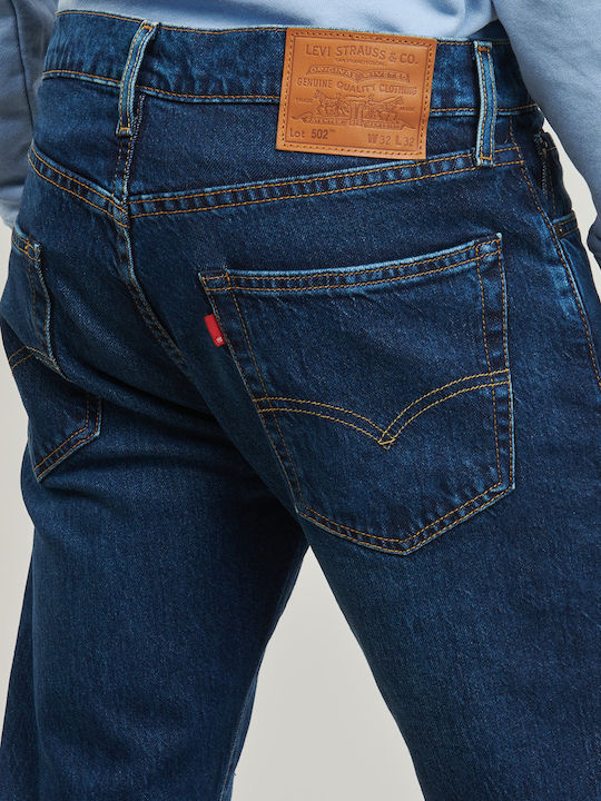 502 Men's Jeans Pants with Regular Tapered Fit Blue