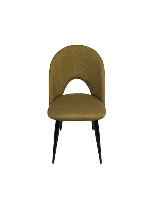 Commodo Dining Room Fabric Chair Camel