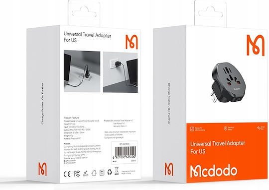 Mcdodo Steckdosenadapter zu Universal