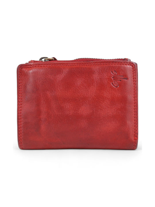 Kion Small Leather Women's Wallet Red