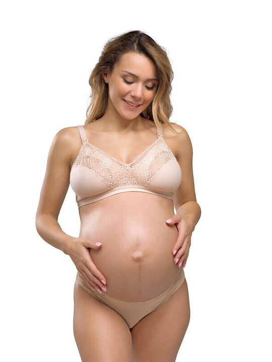 Carriwell Maternity & Nursing Bra with Clips Rose Beige