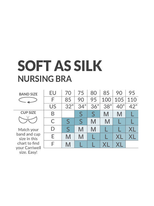 Carriwell Maternity & Nursing Bra with Clips Rose Beige