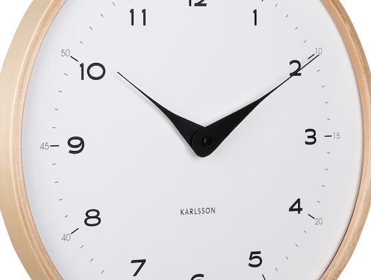 Karlsson Wall Clock Beige Ø30cm