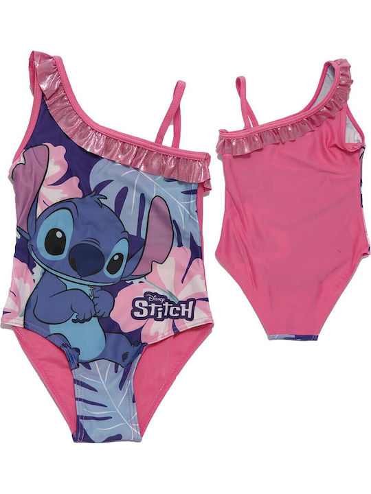 Disney Lilo & Stitch Kinder Badeanzug Einteilig Pink
