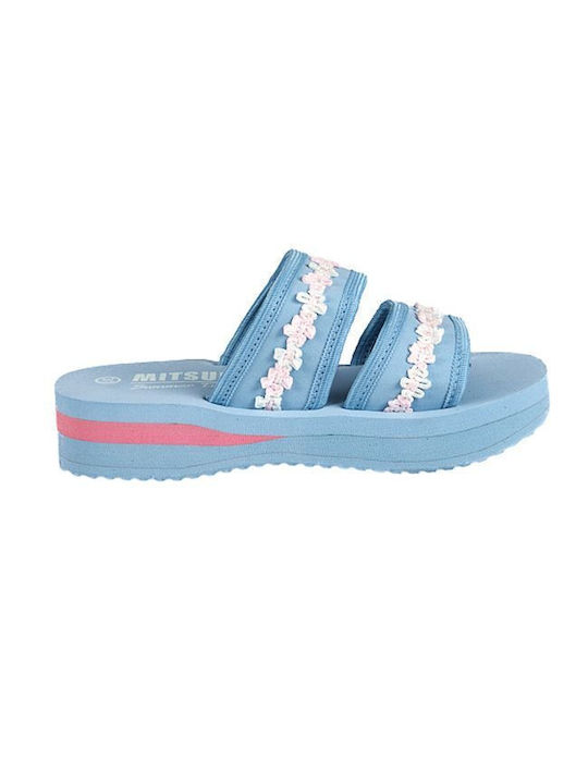 Mitsuko Kids' Slides Light Blue