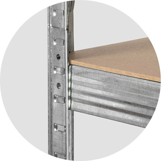 Humberg Dexion Rack 75x30x150cm with 5 Shelves Total Load Capacity 400kg