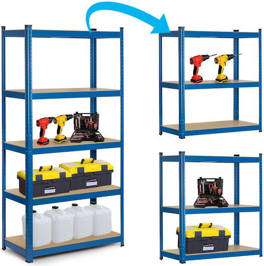 Humberg Dexion Shelf 90x40x180cm With 5 Shelves Total Load Capacity 875kg