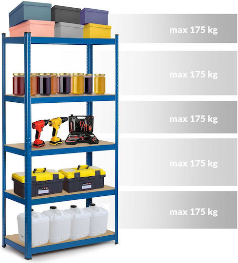 Humberg Dexion Shelf 90x40x180cm With 5 Shelves Total Load Capacity 875kg