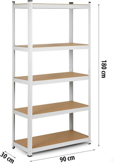 Humberg Dexion Shelf 90x30x180cm With 5 Shelves Total Load Capacity 875kg