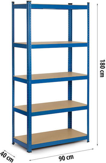 Humberg Dexion Shelf 90x40x180cm With 5 Shelves Total Load Capacity 875kg