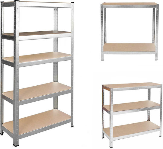 Humberg Ραφιέρα Dexion 90x30x180εκ. με 5 Ράφια Συνολικής Αντοχής 875kg