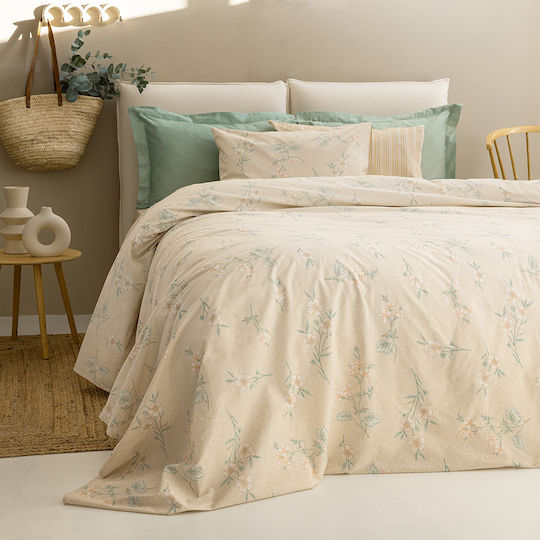 Palamaiki Sheet Sets Single 170x260cm. Fashion Life Fl6239 Beige 3pcs