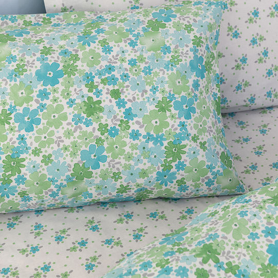 Palamaiki Сет Чаршафи с Ластик 110x200+30см. Fashion Life Fl6232 Зелен 3бр