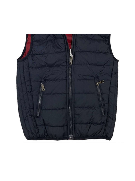 Ustyle Kinderjacke Ärmellos mit Kapuze Blue