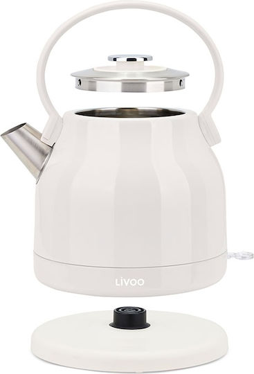 Livoo Βραστήρας 1.5lt 2200W Λευκός