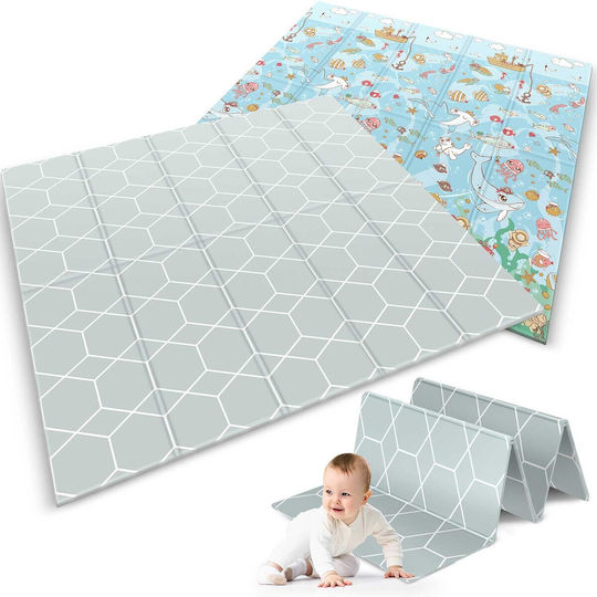 Nukido Activity Mat Albastru deschis 200x180cm Thickness 10mm