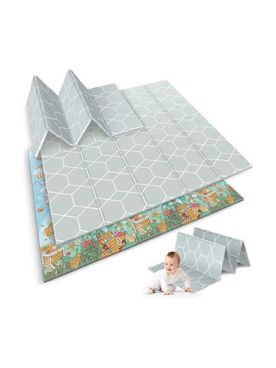 Nukido Spielmatte Hellblau 200x180cm Dicke 10mm
