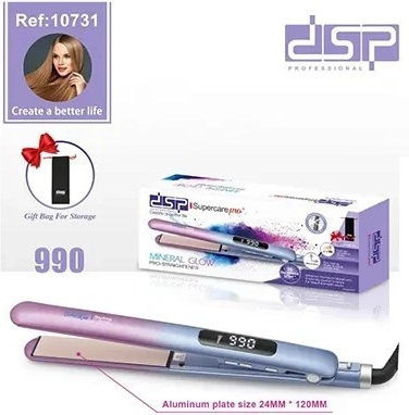 DSP 10731 Πρέσα Μαλλιών με Κεραμικές Πλάκες 45W