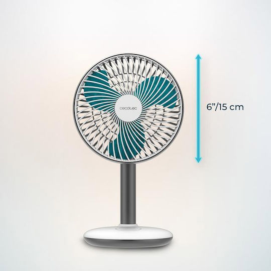 Cecotec Energy Silence 4000 Επιτραπέζιος Ανεμιστήρας 40W Διαμέτρου 15cm Γκρι