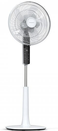 Morris Pedestal Fan 28W 41cm Diameter with Remote Control White