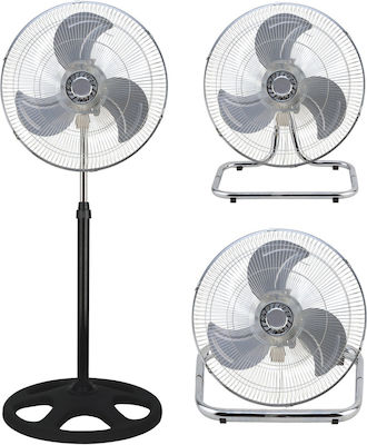 Lamtech Ventilator de Podea 3 în 1 45W Diametru 45cm