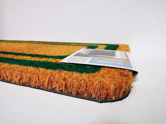 Covor de Intrare din Cocos Verde 60x33buc Grosime 15mm