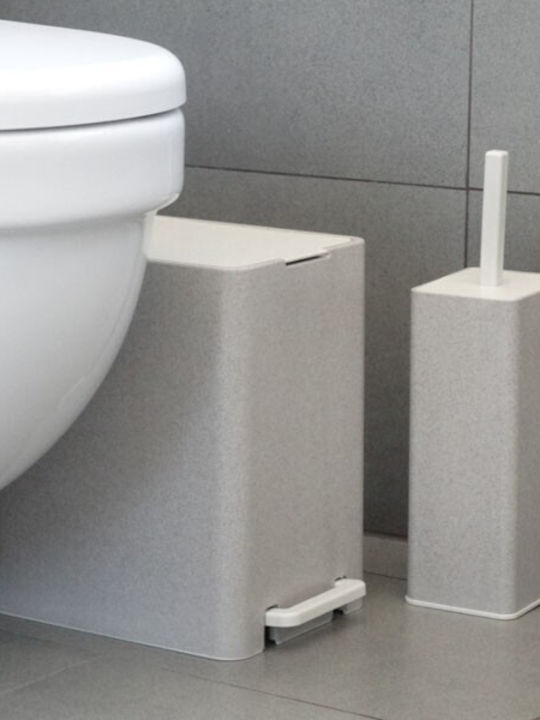 Viomes Stone 285.6 Plastic Toilet Brush Brown