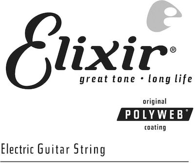 Elixir Single Nickel Plated Steel String for Electric Guitar Nanoweb .026"