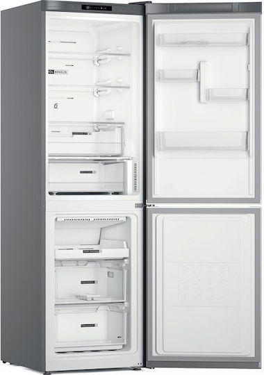 Whirlpool Fridge-Freezer 335lt NoFrost H191.2xW59.6xD67.8cm Inox W7X 82I OX