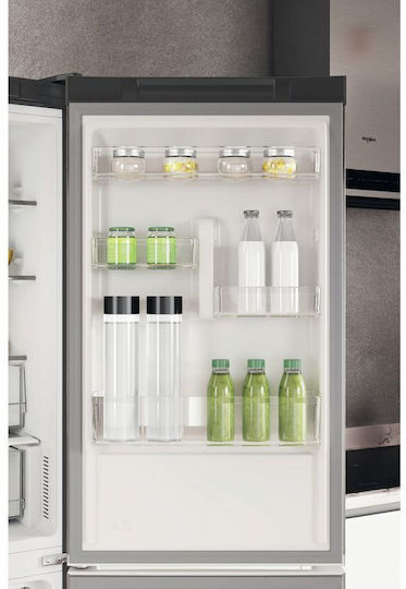 Whirlpool Fridge-Freezer 335lt NoFrost H191.2xW59.6xD67.8cm Inox W7X 82I OX