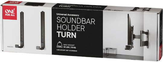 One For All One All WM5350 Wandhalterung für Fernseher bis 15kg Schwarz