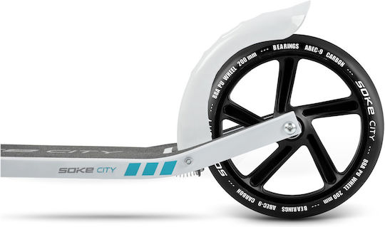 City Scooter Wheels 200 mm Black 2 Pcs
