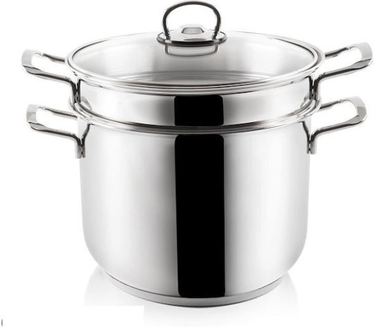 Orion Anett Tiefrostfreier Edelstahl Kochtopf Dampfgaren 6lt / 22cm