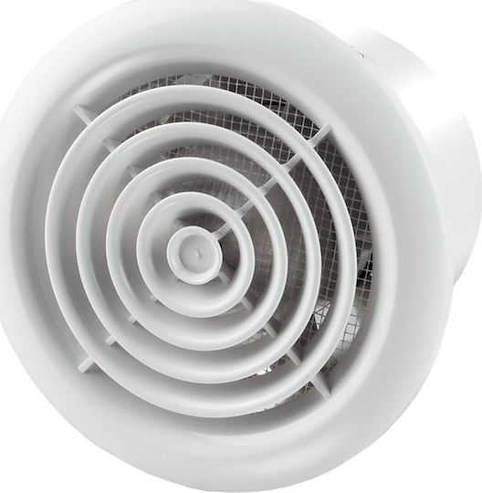 Vents 100 PF Εξαεριστήρας Μπάνιου 100mm Λευκός