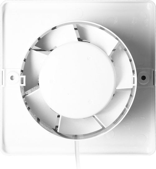Orno Wandmontage Lüfter für das Badezimmer 100mm Weiß