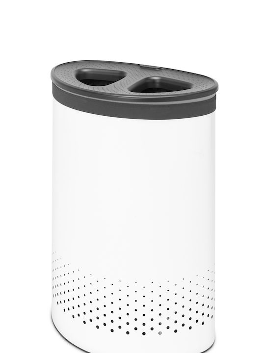 Brabantia Coș De Rufe Din Plastic 55L Cu Capac Gri