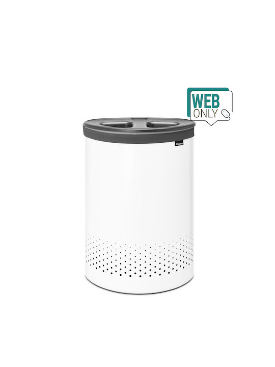 Brabantia Coș De Rufe Din Plastic 55L Cu Capac Gri