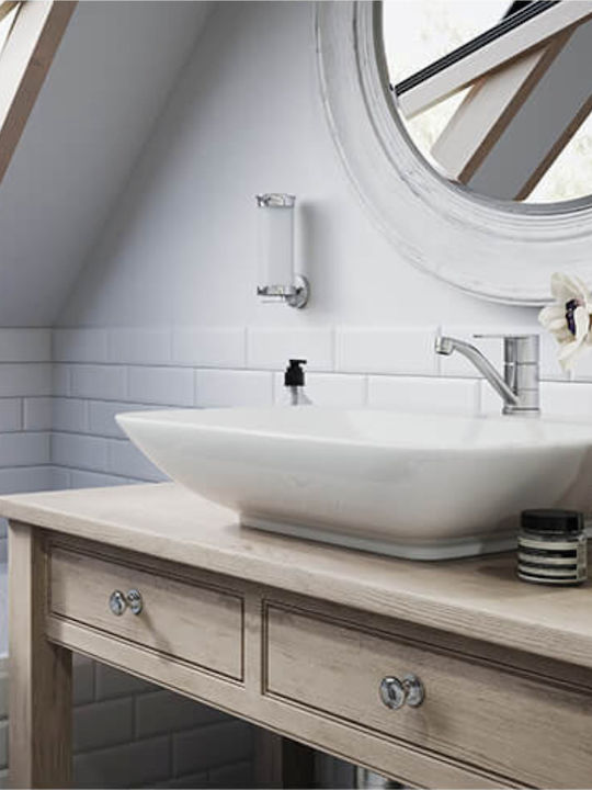 Ferro Algeo Mixing Sink Faucet Gray
