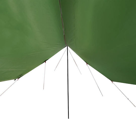 vidaXL Podea pentru cort de camping Verde 460x305cm